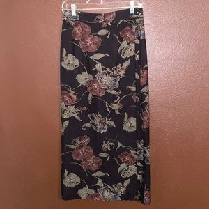 Long wrap skirt